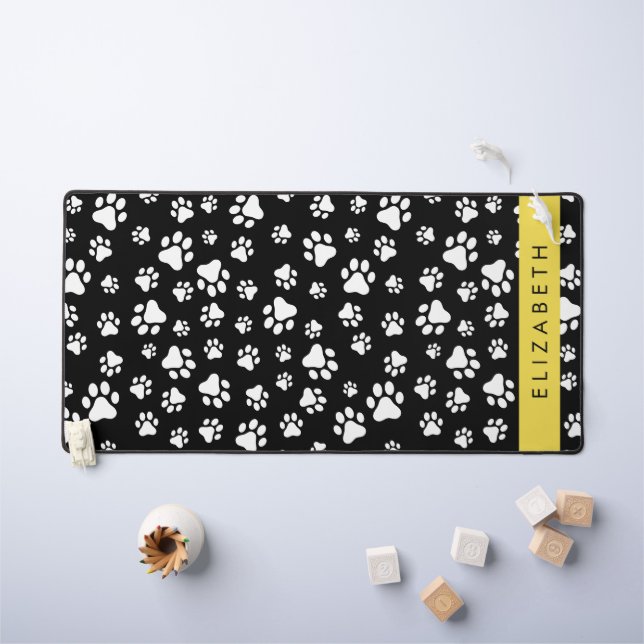 Motif mâle, Patrouilles de chien, Noir et Blanc, V (Tableau pour enfants)