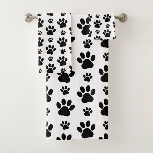 Motif mâle, pattes de chien, Empreintes de pattes, (En situation)