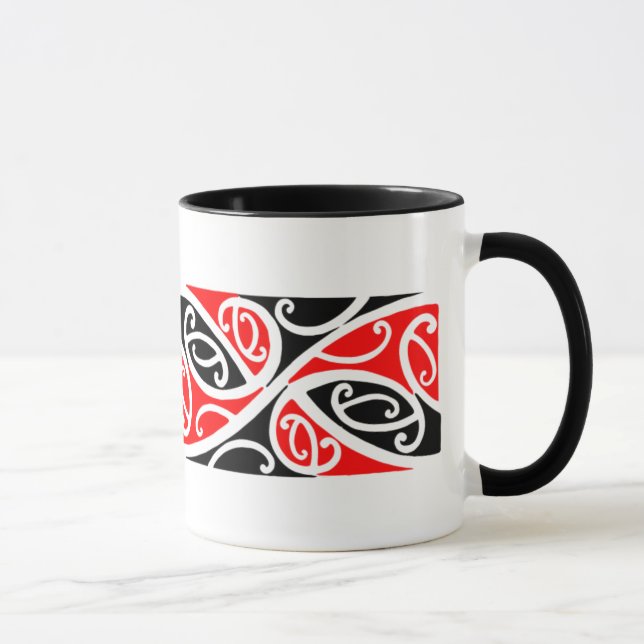 Motif maori 1 de Kowhaiwhai - tasse (Droite)