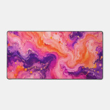 Motif Marbre Rose Orange Violet