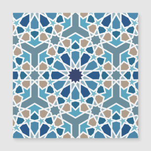 Motif marocain en carreaux