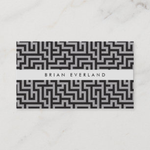 Motif Maze Noir Blanc Profil Rendez-vous