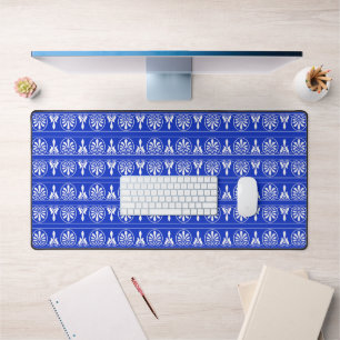 Motif méditerranéen grec Arabesque bleu