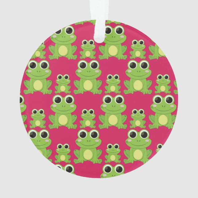 Motif mignon de grenouilles (dos)