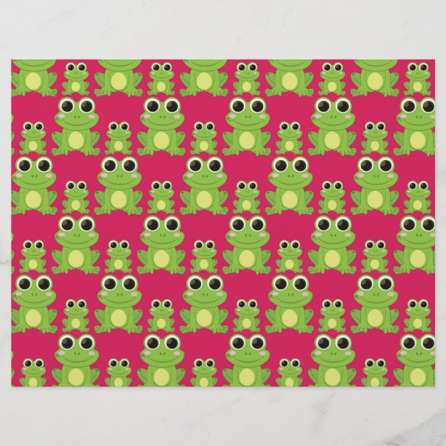 Motif mignon de grenouilles (Devant)