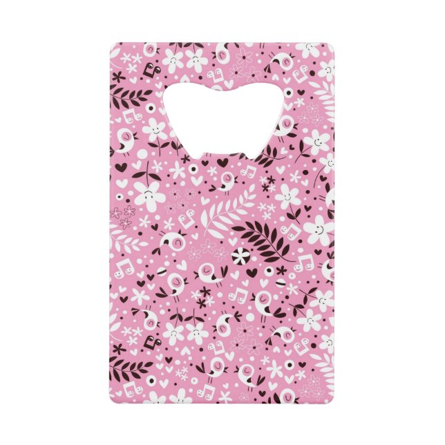 motif mignon de rose d'oiseaux et de fleurs (Devant)