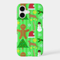 Motif mignon de vacances de collage de Noël