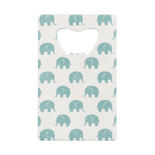 Motif mignon turquoise d'éléphant
