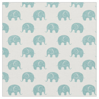 Coupons tissus motifs elephants