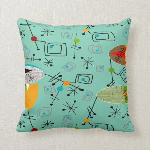 Motif moderne #92 d'ovales de coussin de la moiti