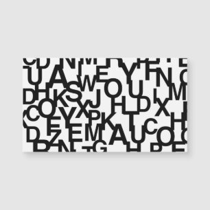 Motif moderne, abstrait, désordonné avec des lettr