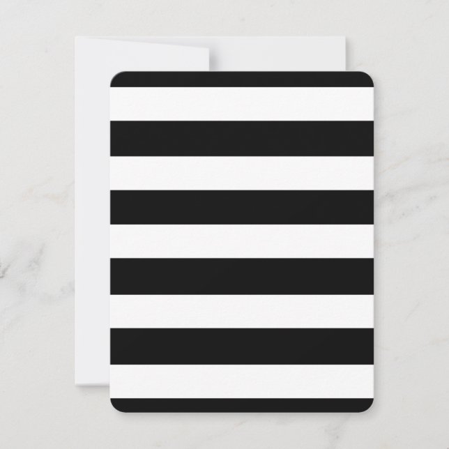 Motif moderne Black White Stripes (Devant)