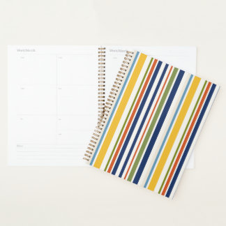 Motif moderne de rayures verticales colorées