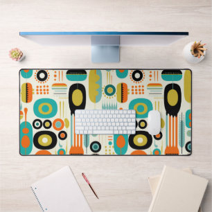 Motif Moderne du Milieu du Siècle Coloré RÉTRO