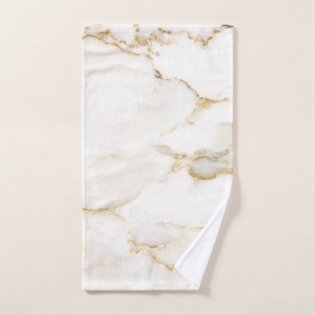 Motif moderne en marbre (Serviette à main)