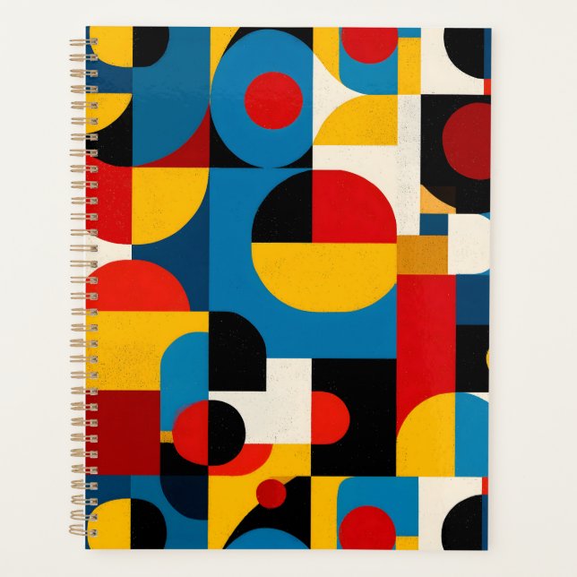 Motif moderne géométrique dans le style Bauhaus (Devant)