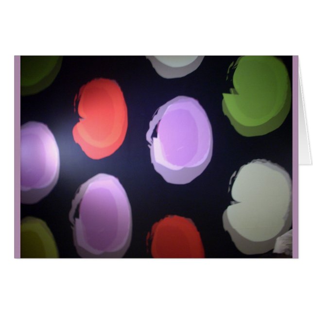 Motif moderne : Motif Polka coloré (Devant horizontal)