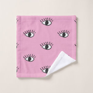 Motif moderne sans soudure avec yeux dessinés à la