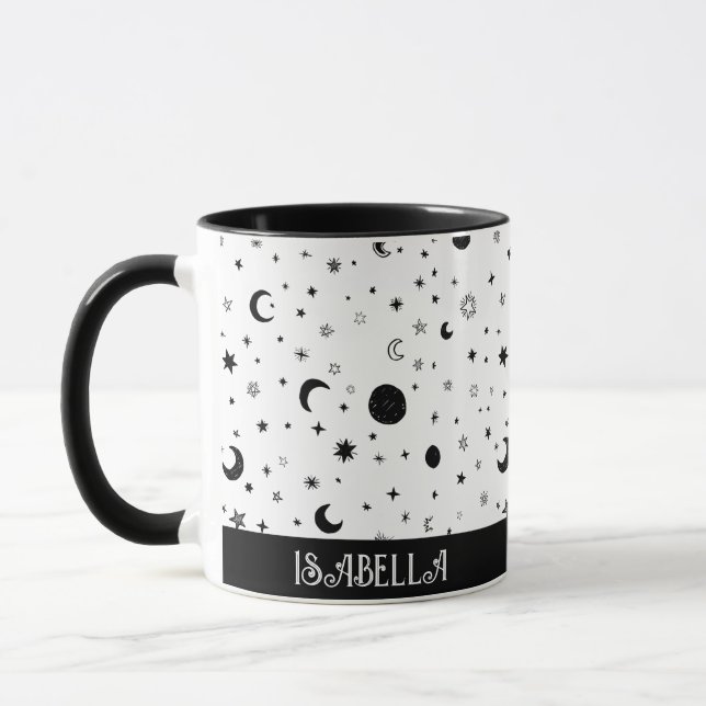 Motif Moon et Stars Coffee Mug (Gauche)
