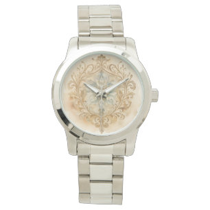 Motif mosaïque doré Beigi, Montre pour femmes, Mon