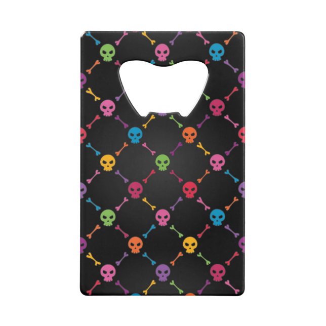Motif multicolore avec des crânes (Devant)