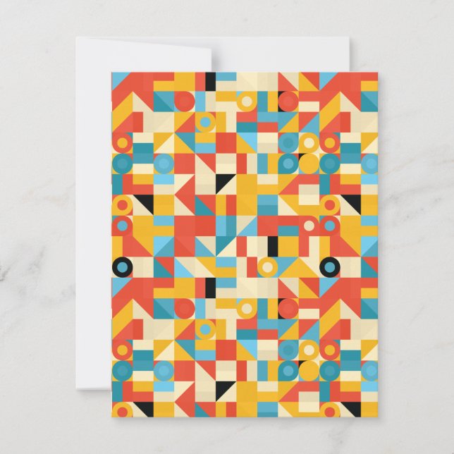 Motif multicouleurs répétitif (Devant)