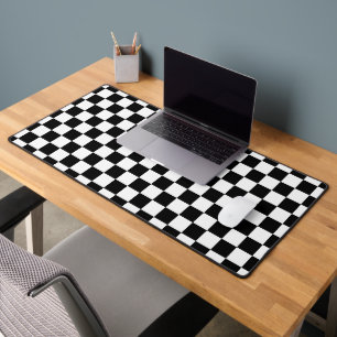 Motif noir blanc Checker Mat
