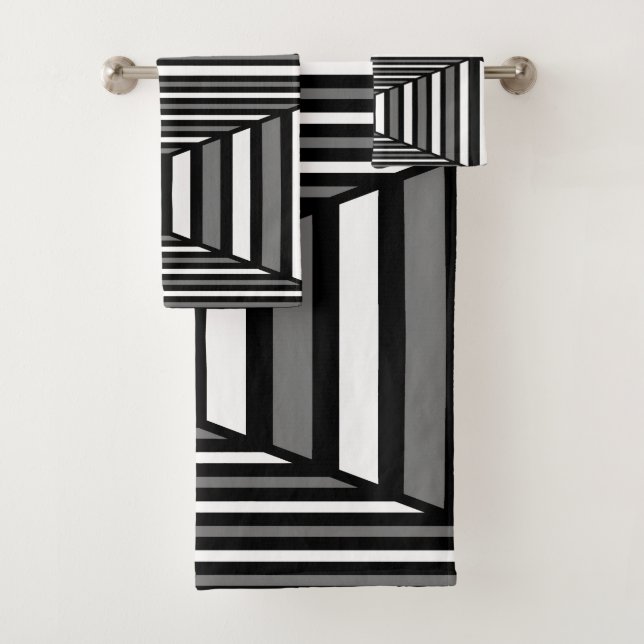 Motif noir et blanc unique (En situation)