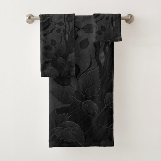 Motif noir Rose 2 (En situation)