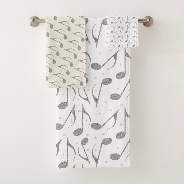 Motif Notes de Musique Chic au Croisillon (En situation)