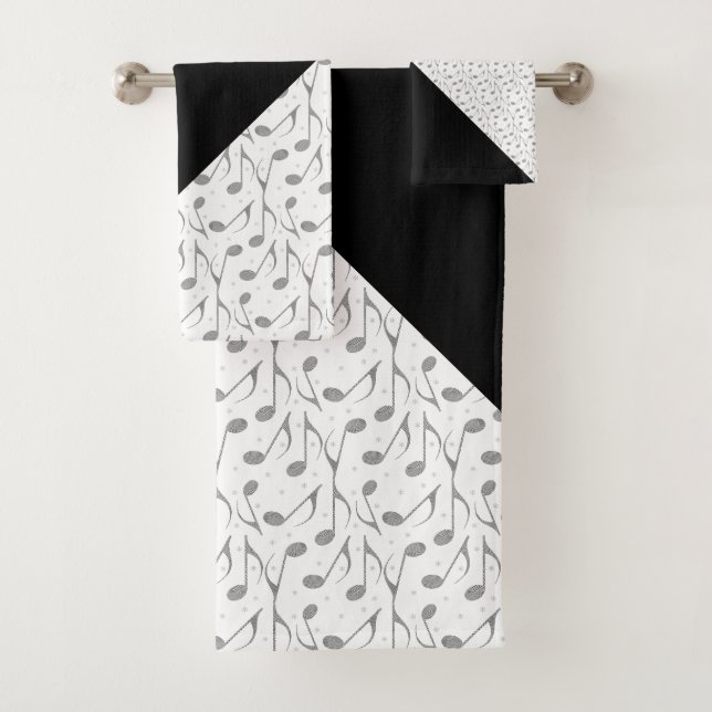 Motif Notes de Musique Chic au Croisillon (En situation)