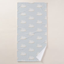 Motif Nuage Bleu 
