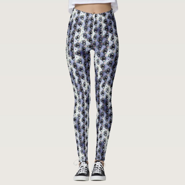 Motif numérique abstrait 1191 - Leggings (Devant)