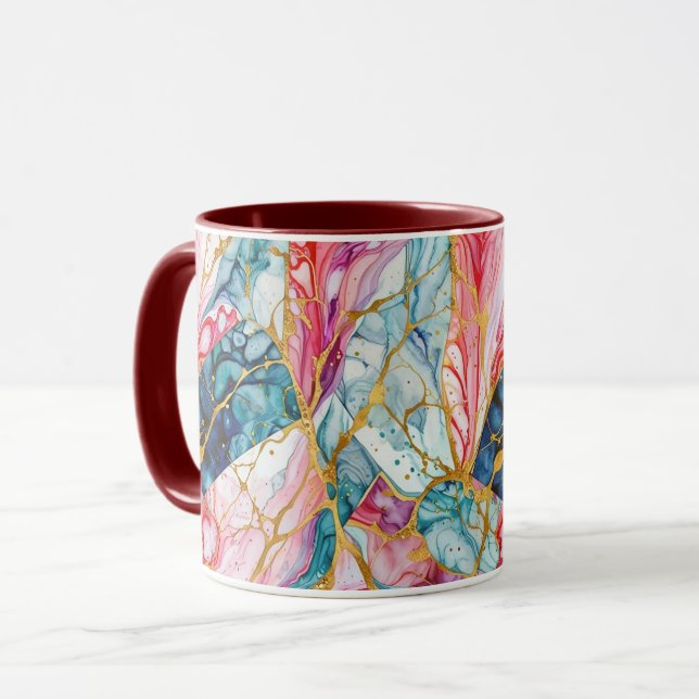 motif numérique Abstrait 1198 - Mug (Devant gauche)
