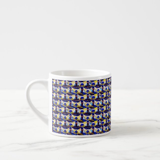 motif numérique Abstrait 1216 - Espresso Mug (Gauche)