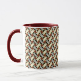 Motif numérique abstrait 1220 - Tasse à café