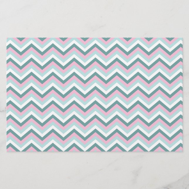 Motif Ocean Mist Chevron (Devant)