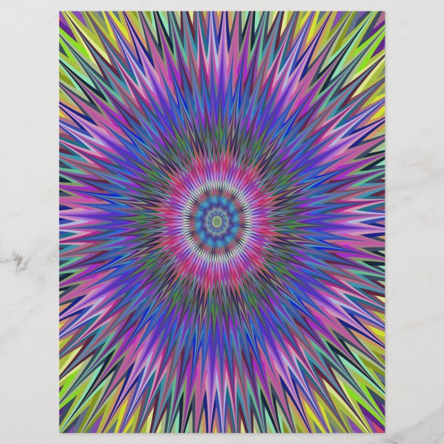 Motif oeil taureaux Abstrait (Devant)