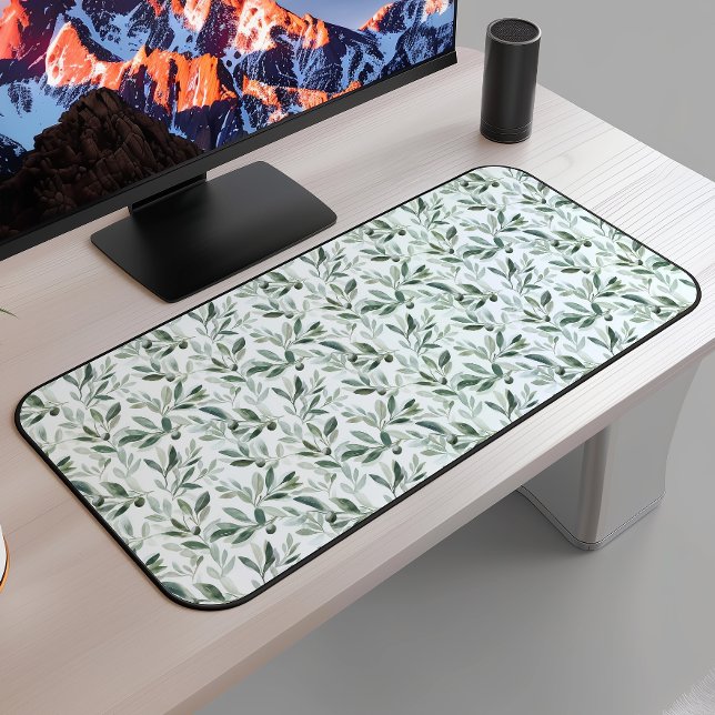 Motif olivier rustique aquarelle vert sauge (Créateur téléchargé)