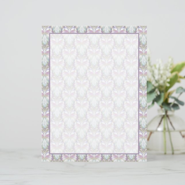 Motif Oracle Owl Pastel Purple (Debout devant)