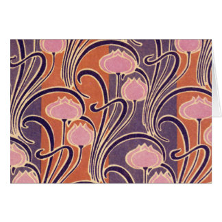 Motif orange d'art déco