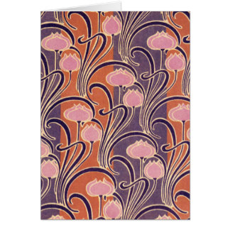Motif orange d'art déco
