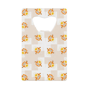Motif orange d'illustration de hibou