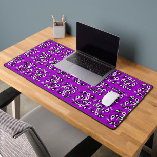 Motif Paisley sur violet