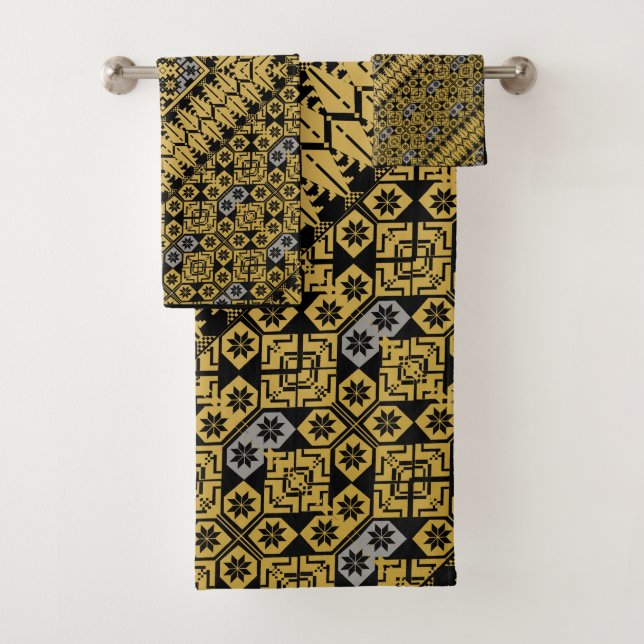Motif palestinien Broderie Design imprimé (En situation)
