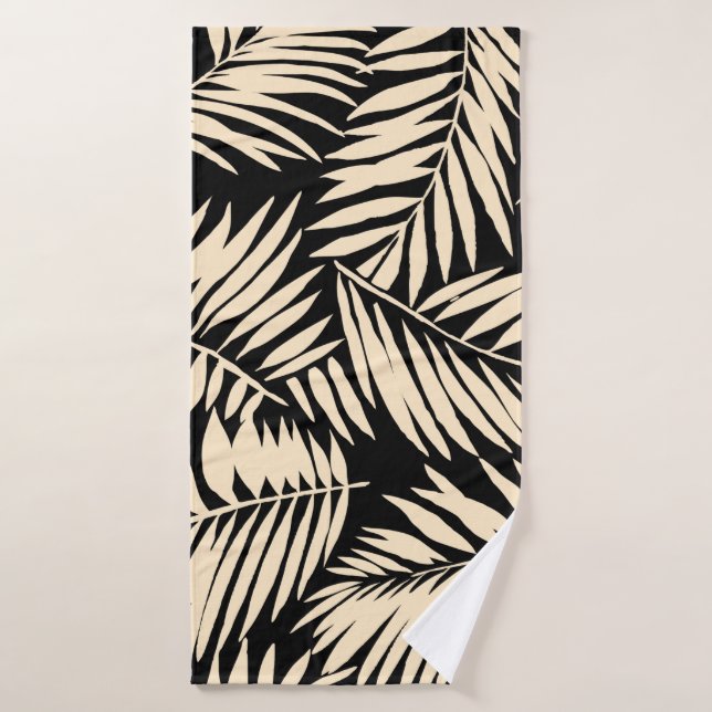 Motif Palm Leaf sans faille dans  (Serviette de bain)