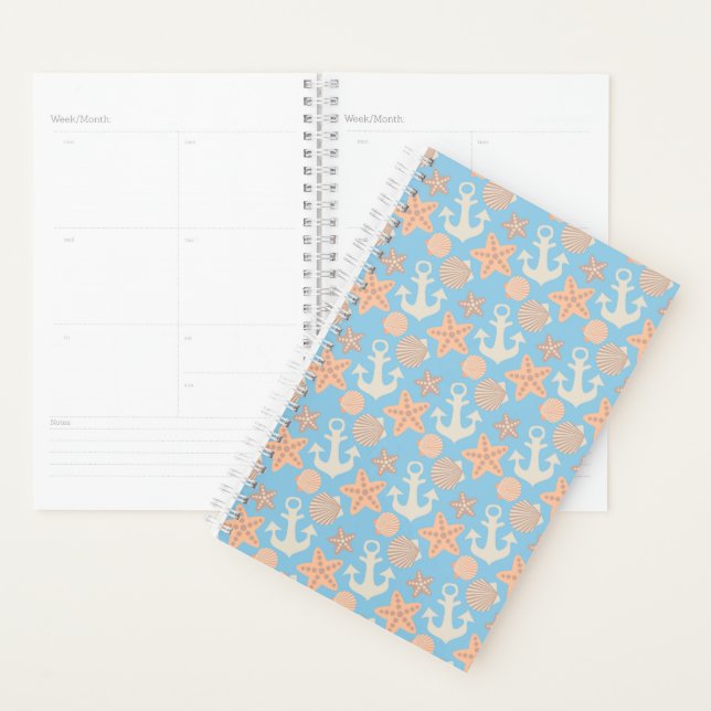 Motif Pastel Nautical (Devant avec enveloppe)
