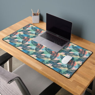 Motif Pastel Tropical Leaf