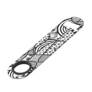 Motif Patchwork Noir & Blanc 02