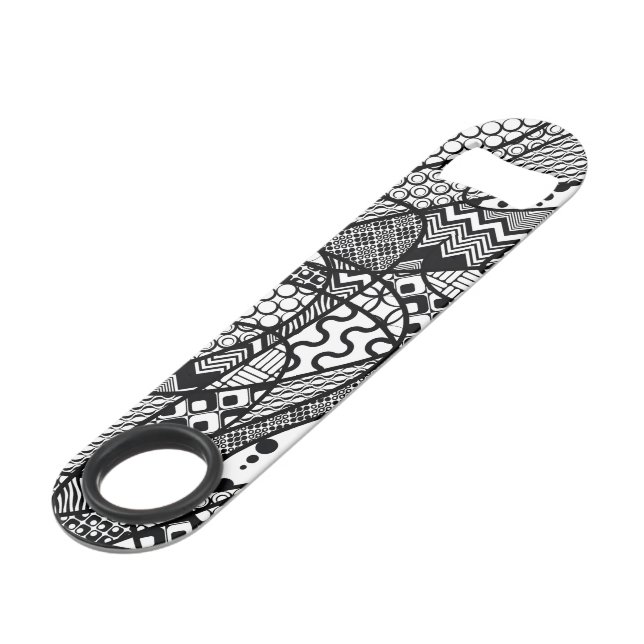 Motif Patchwork Noir & Blanc 05 (Devant angulaire)